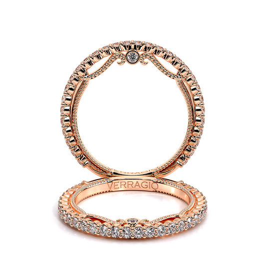 Verragio Halo Round Wedding Band