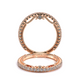 Verragio Halo Round Wedding Band