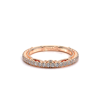 Verragio Halo Round Wedding Band
