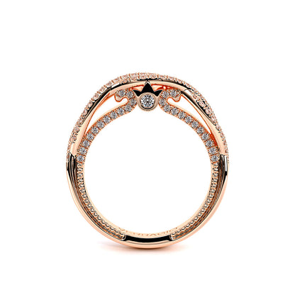 Verragio Halo Round Wedding Band