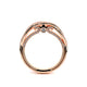 Verragio Halo Round Wedding Band