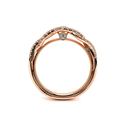 Verragio Halo Round Wedding Band