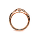 Verragio Halo Round Wedding Band