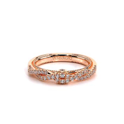 Verragio Halo Round Wedding Band