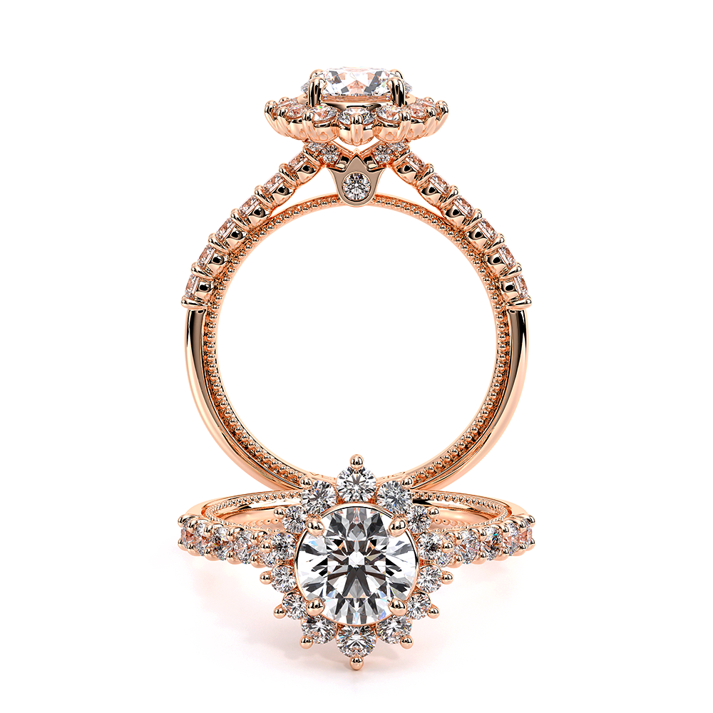 Verragio Halo Round Engagement Ring