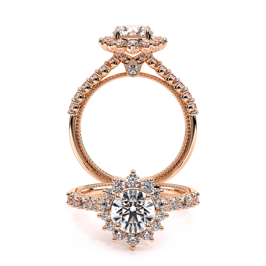 Verragio Halo Round Engagement Ring