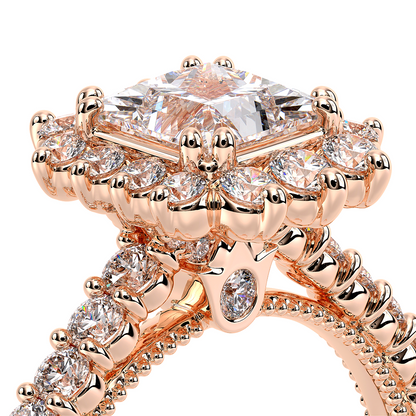 Verragio Halo Princess Engagement Ring