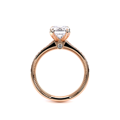Verragio Solitaire Emerald Engagement Ring