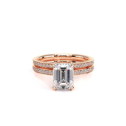 Verragio Solitaire Emerald Engagement Ring