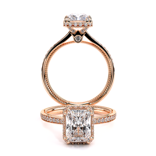 Verragio Solitaire Emerald Engagement Ring