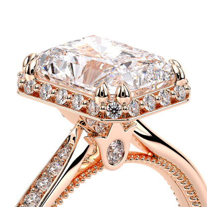 Verragio Solitaire Emerald Engagement Ring