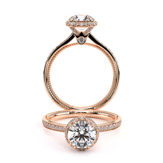 Verragio Pave Round Engagement Ring