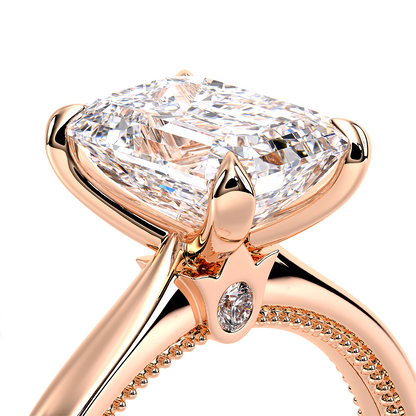 Verragio Solitaire Emerald Engagement Ring