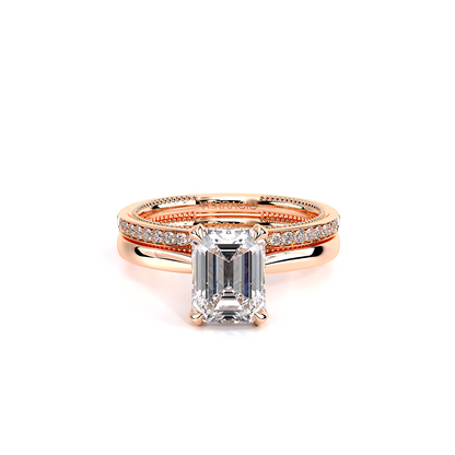 Verragio Solitaire Emerald Engagement Ring
