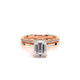 Verragio Solitaire Emerald Engagement Ring
