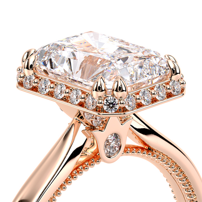 Verragio Solitaire Emerald Engagement Ring