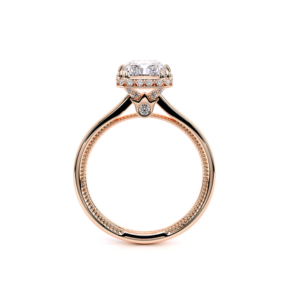 Verragio Solitaire Emerald Engagement Ring