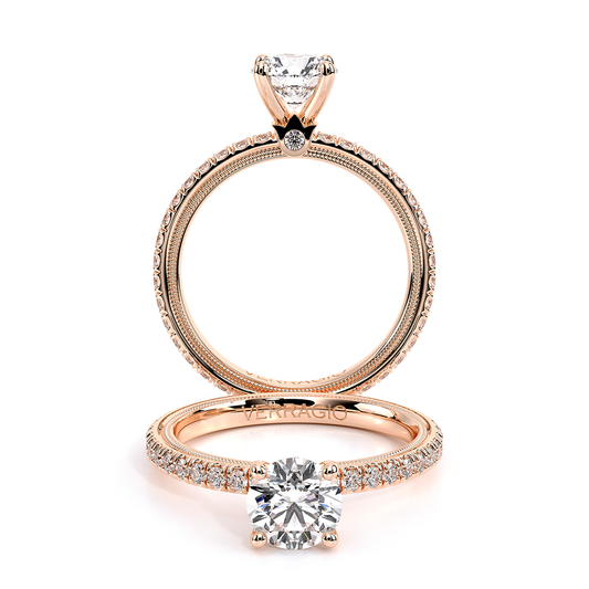 Verragio Pave Round Engagement Ring