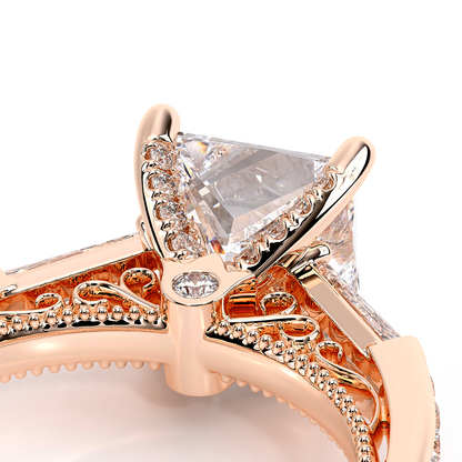 Verragio Three-Stone Princess Engagement Ring