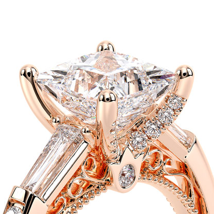 Verragio Three-Stone Princess Engagement Ring