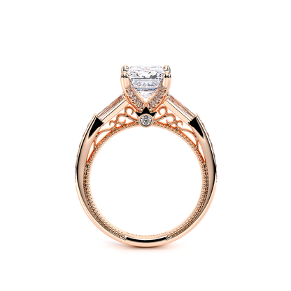 Verragio Three-Stone Emerald Engagement Ring