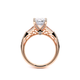 Verragio Three-Stone Emerald Engagement Ring