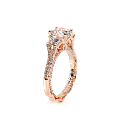 Verragio Three-Stone Round Engagement Ring