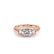 Verragio Three-Stone Round Engagement Ring