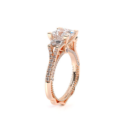 Verragio Three-Stone Princess Engagement Ring