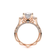 Verragio Three-Stone Princess Engagement Ring