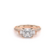Verragio Three-Stone Princess Engagement Ring
