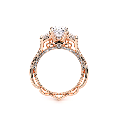 Verragio Three-Stone Oval Engagement Ring