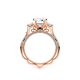 Verragio Three-Stone Emerald Engagement Ring