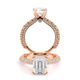 Verragio Pave Emerald Engagement Ring