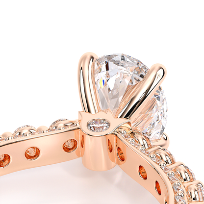 Verragio Pave Oval Engagement Ring