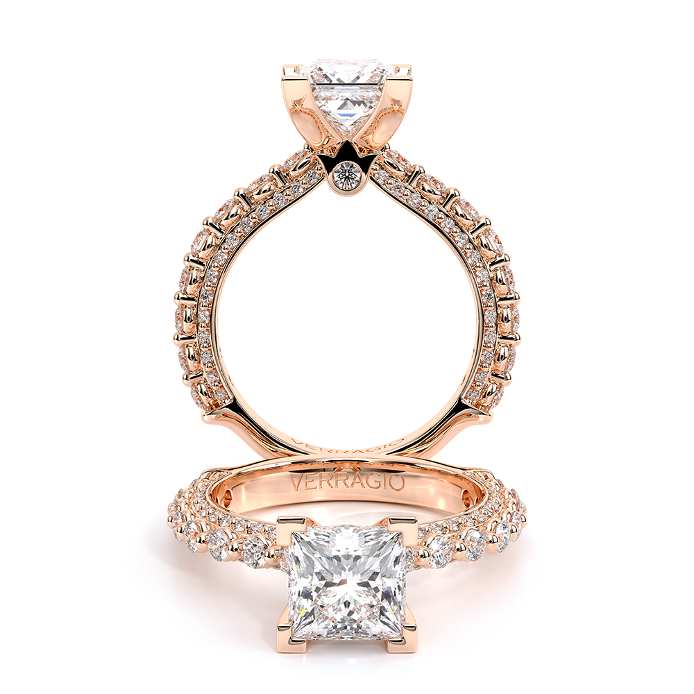 Verragio Pave Princess Engagement Ring
