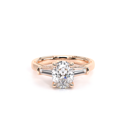 Verragio Three-Stone Oval Engagement Ring