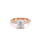 Verragio Pave Emerald Engagement Ring