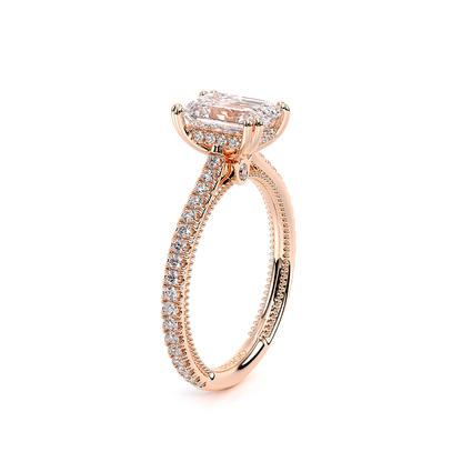 Verragio Pave Emerald Engagement Ring