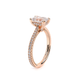 Verragio Pave Emerald Engagement Ring