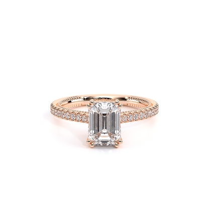 Verragio Pave Emerald Engagement Ring