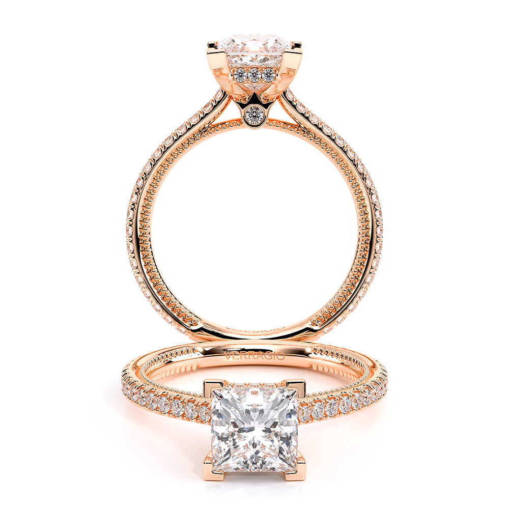 Verragio Pave Princess Engagement Ring