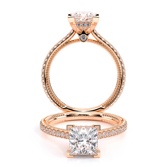 Verragio Pave Princess Engagement Ring
