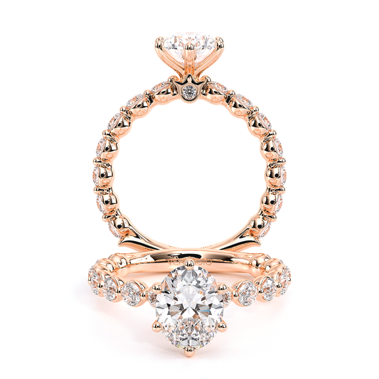 Verragio Pave Oval Engagement Ring