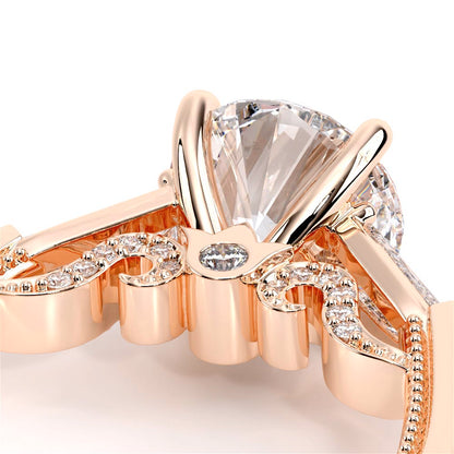 Verragio Three-Stone Round Engagement Ring