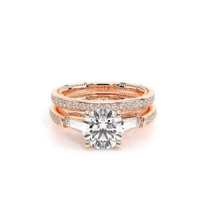Verragio Three-Stone Round Engagement Ring