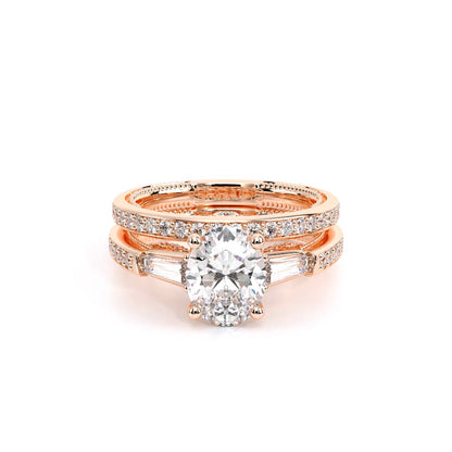 Verragio Three-Stone Oval Engagement Ring