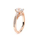 Verragio Three-Stone Oval Engagement Ring