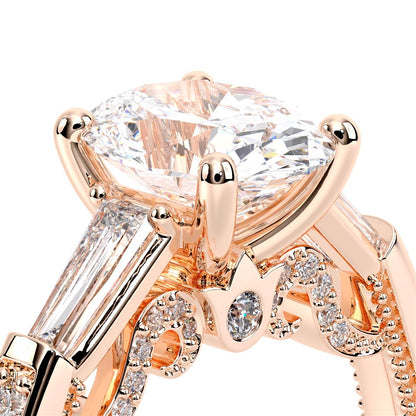 Verragio Three-Stone Oval Engagement Ring