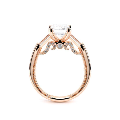 Verragio Three-Stone Emerald Engagement Ring